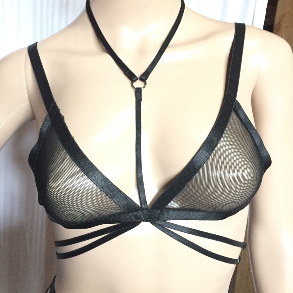 N039 Sexy Lingerie Garter Strappy Cage Harness